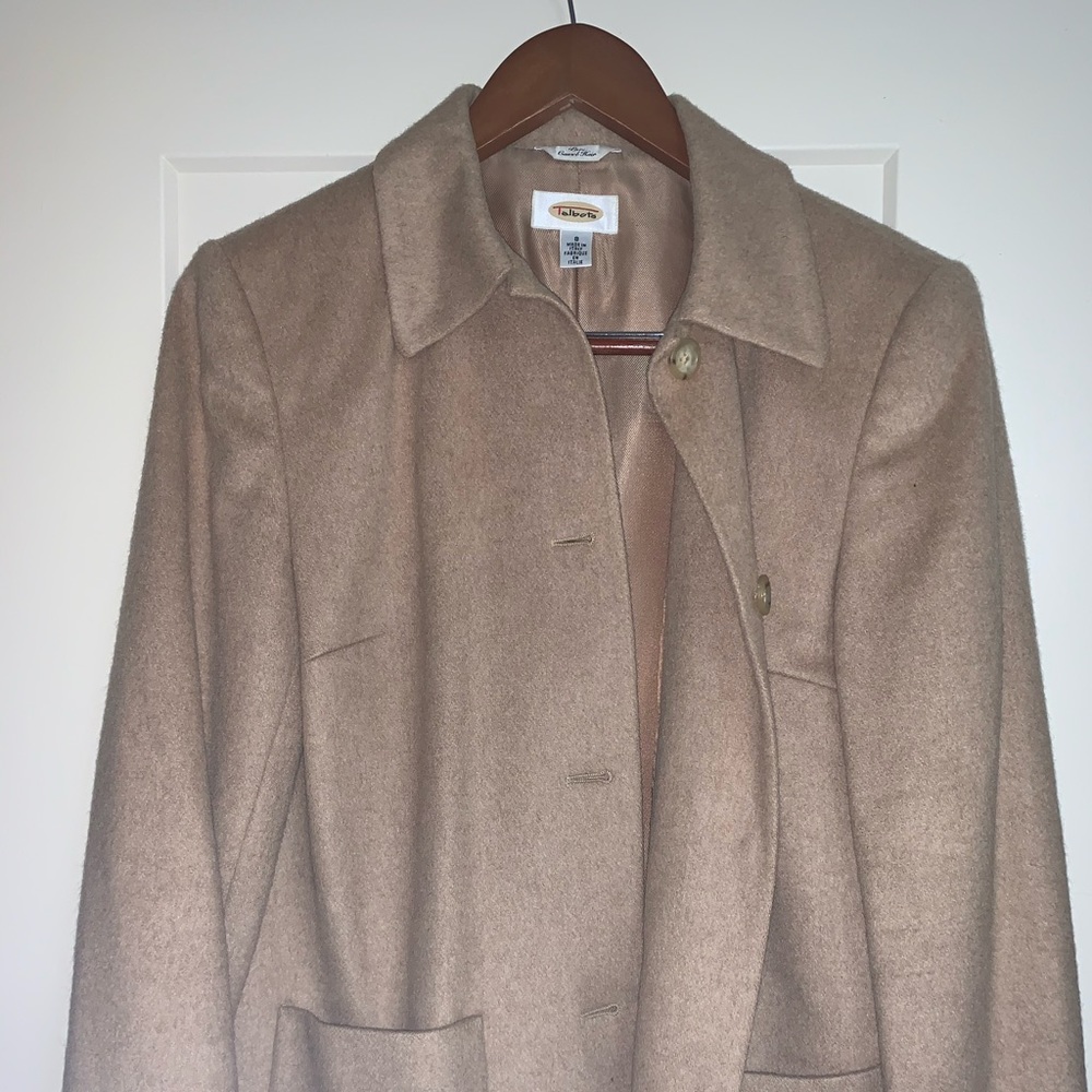 Talbots Women camel coat